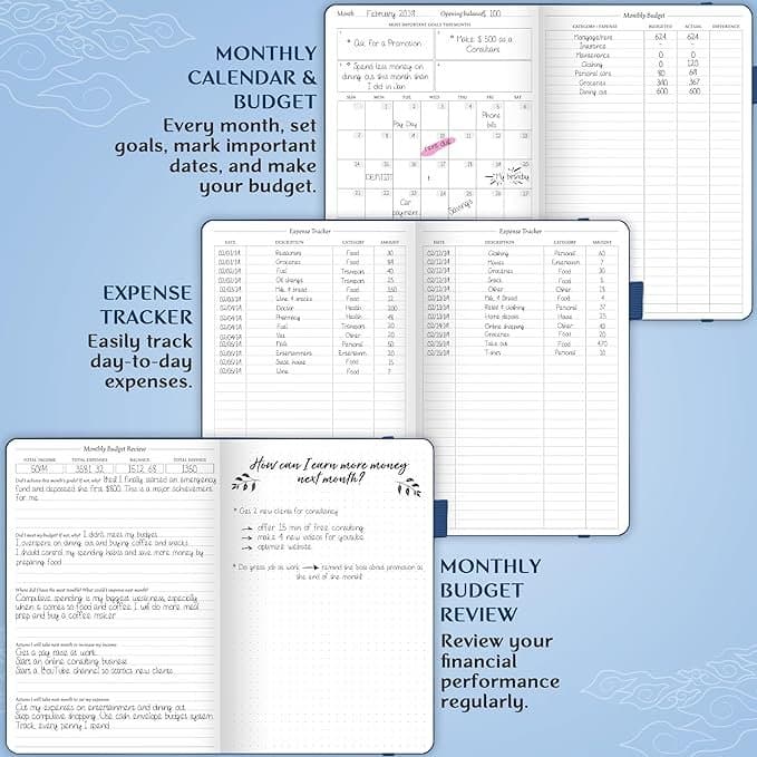 Legend Budget Planner – Journal for Financial Control and Goal setting (Various colors) - Image 4